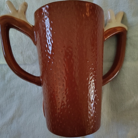 RUDOLPH THE RED NOSE REINDEER MUG 5.5" H X 3" W. - Picture 2 of 5